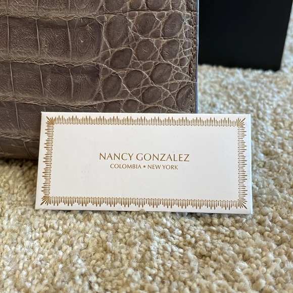 NANCY GONZALEZ Small Crocodile Top-Handle Crossbody Bag - Picture 6 of 16